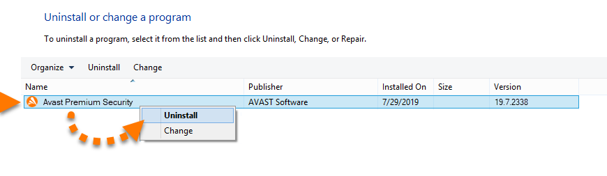 avast for mac does not complete
